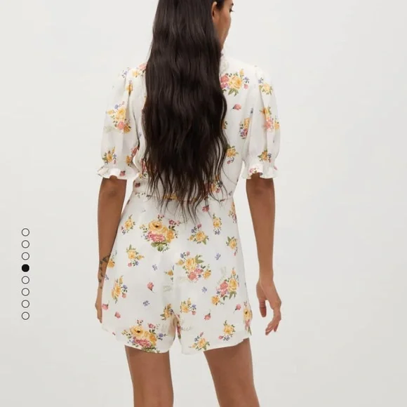 NWOT: MANGO Floral Print Jumpsuit - Picture 2 of 13